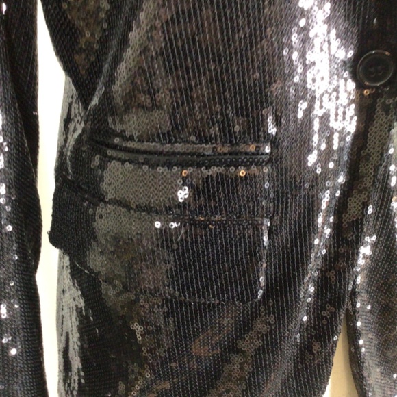 *sold* Sequinned shawl collar jacket - Picture 6 of 8